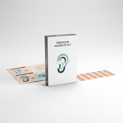 Ear Adhesive Kit With Instructional Insert